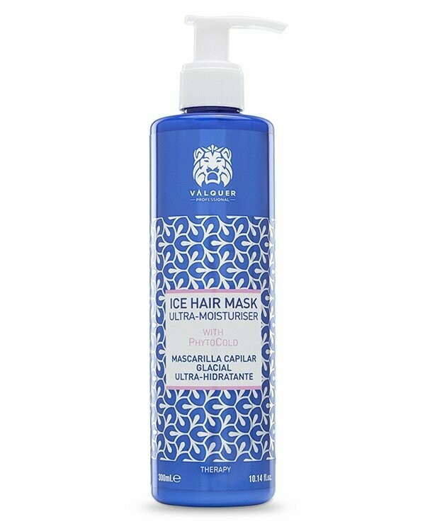Mascarilla Capilar Glacial Ultrahidratante Para Cabellos Secos - 300 Ml. Válquer
