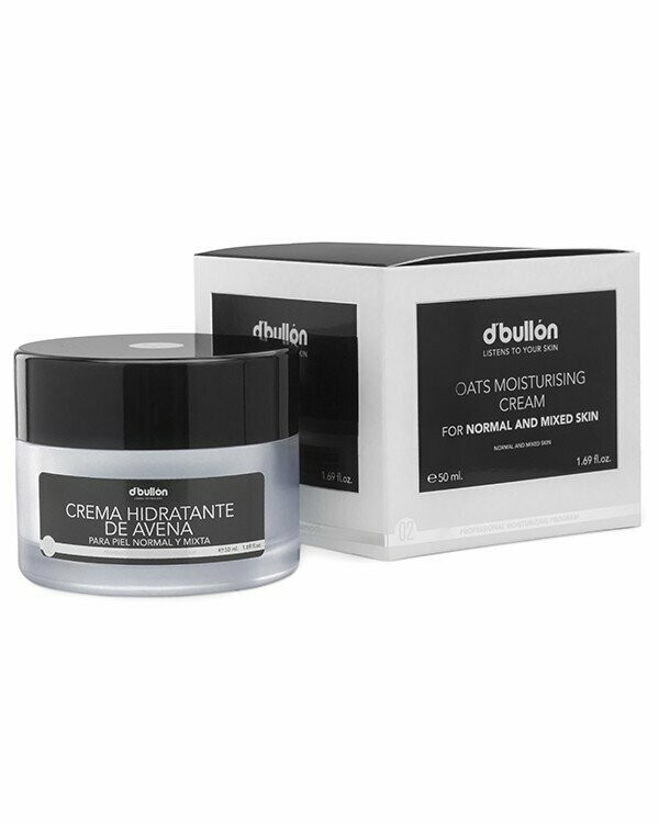 Crema Facial Hidratante De Avena - 50 Ml. Bullon