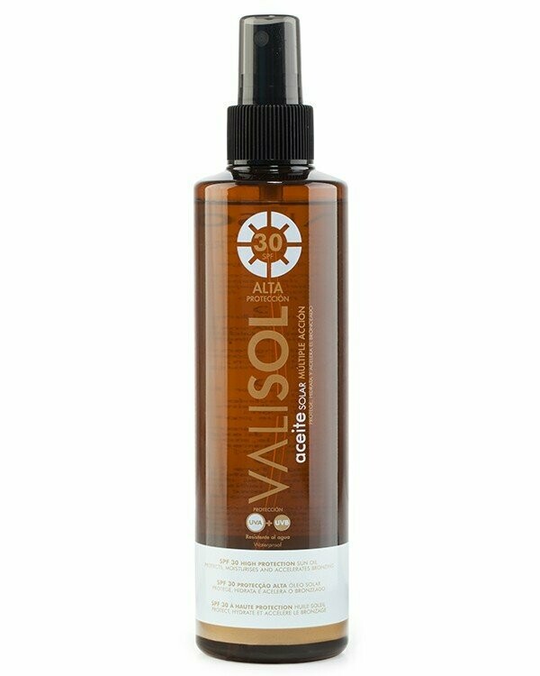 VALISOL ACEITE PROTECTOR SPF30 CON ACELERADOR 250 ML