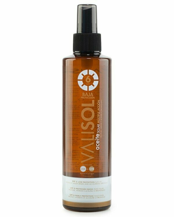VALISOL ACEITE PROTECTOR SPF6 CON ACELERADOR 250 ML