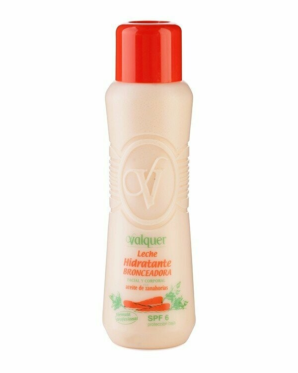 LECHE HIDRATANTE BRONCEADORA Zanahorias SPF 6 500 Ml