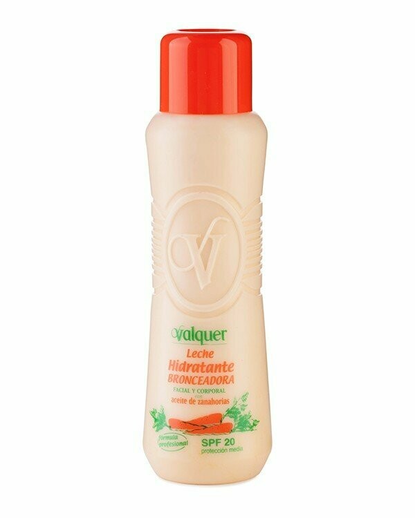 LECHE HIDRATANTE BRONCEADORA Facial Y Corp Con Aceite De Zanahoria SPF 20 500 Ml31