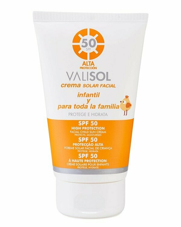 VALISOL CREMA SOLAR FACIAL INFANTIL ALTA PROTECCION SPF 50 100 ML