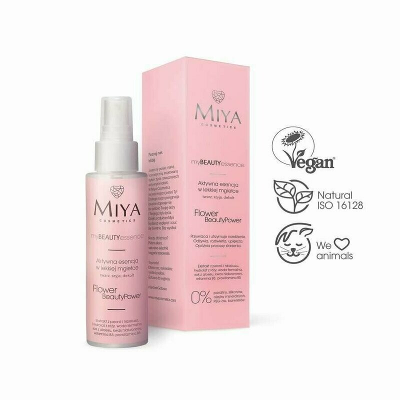 Bruma Hidratante Revitalizante Mybeautyessence Miya Flower Beauty Power