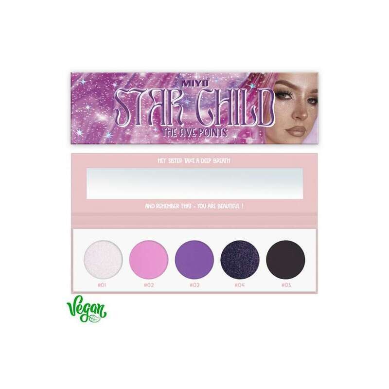 PALETA DE SOMBRAS FIVE POINTS MIYO 31 STAR CHILD