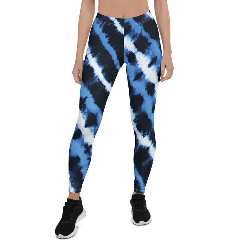 Shibori Stripped Pattern-2 Leggings