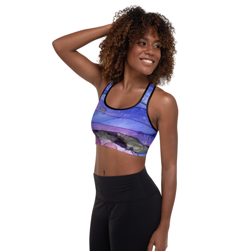 Monet&#39;s garden - Padded Sports Bra