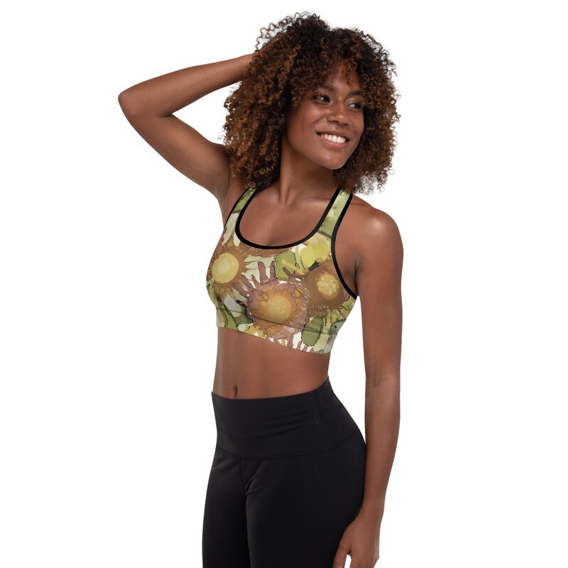 Earthy-Padded Sports Bra