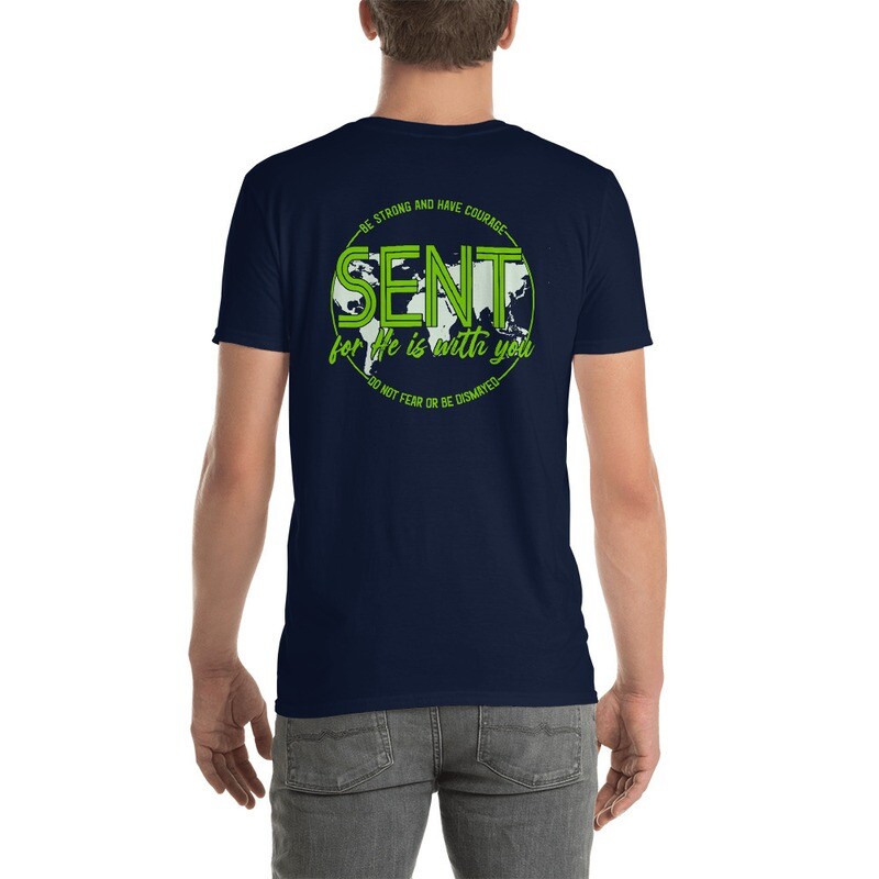 "Sent" 2020 Short-Sleeve Unisex T-Shirt (Blue-Gray-Black)