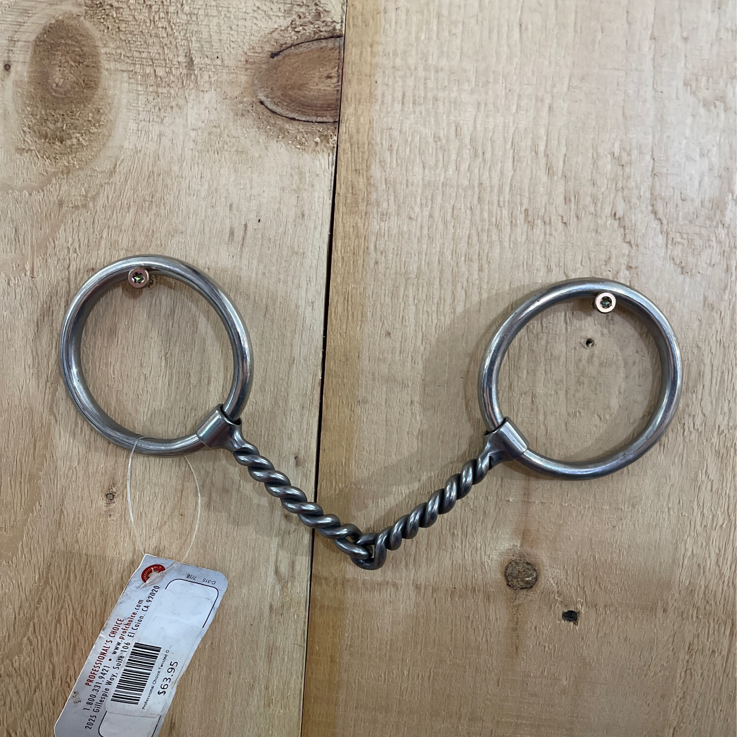 Professional Choice Twisted O Ring Snaffle