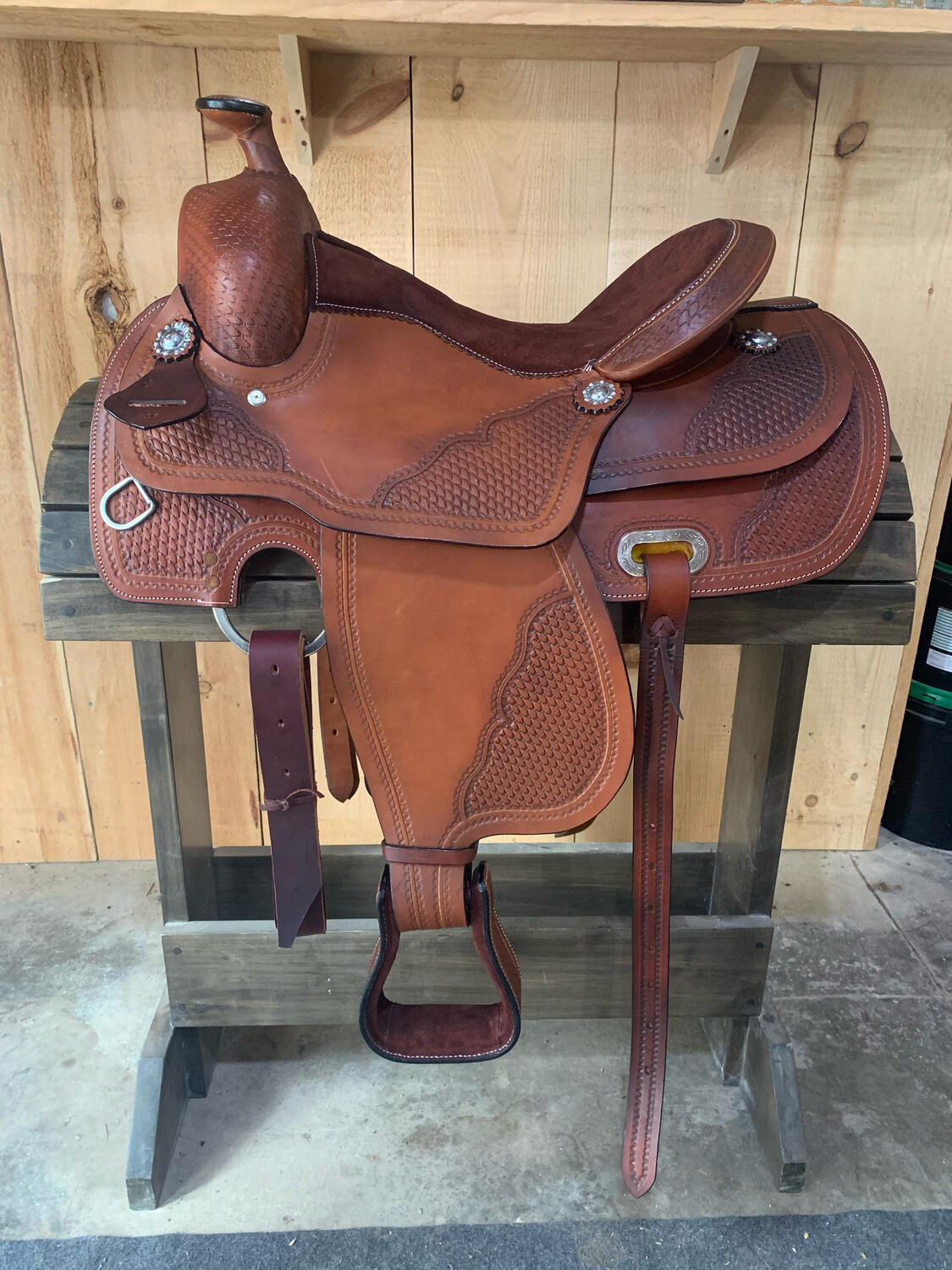 Canadian Saddle & Tack Reining saddle-Oiled