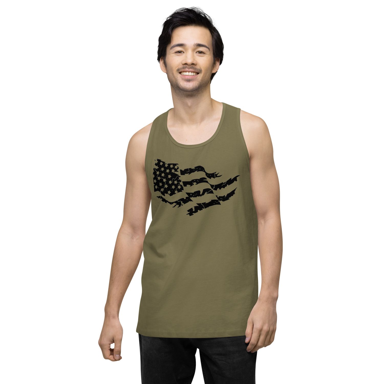Battle Torn Flag Tank
