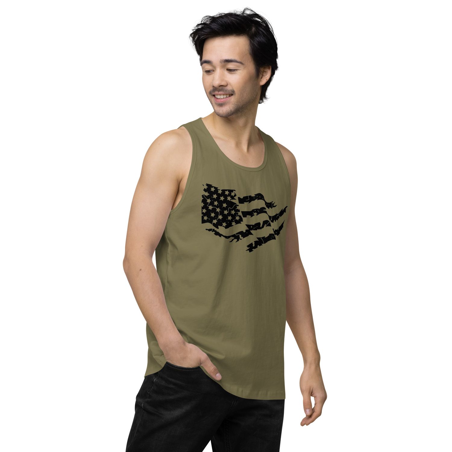 Battle Torn Flag Tank