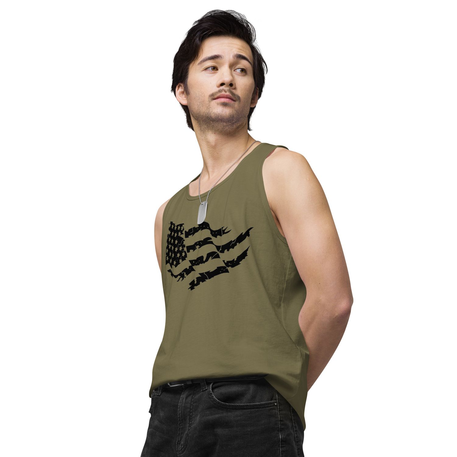Battle Torn Flag Tank
