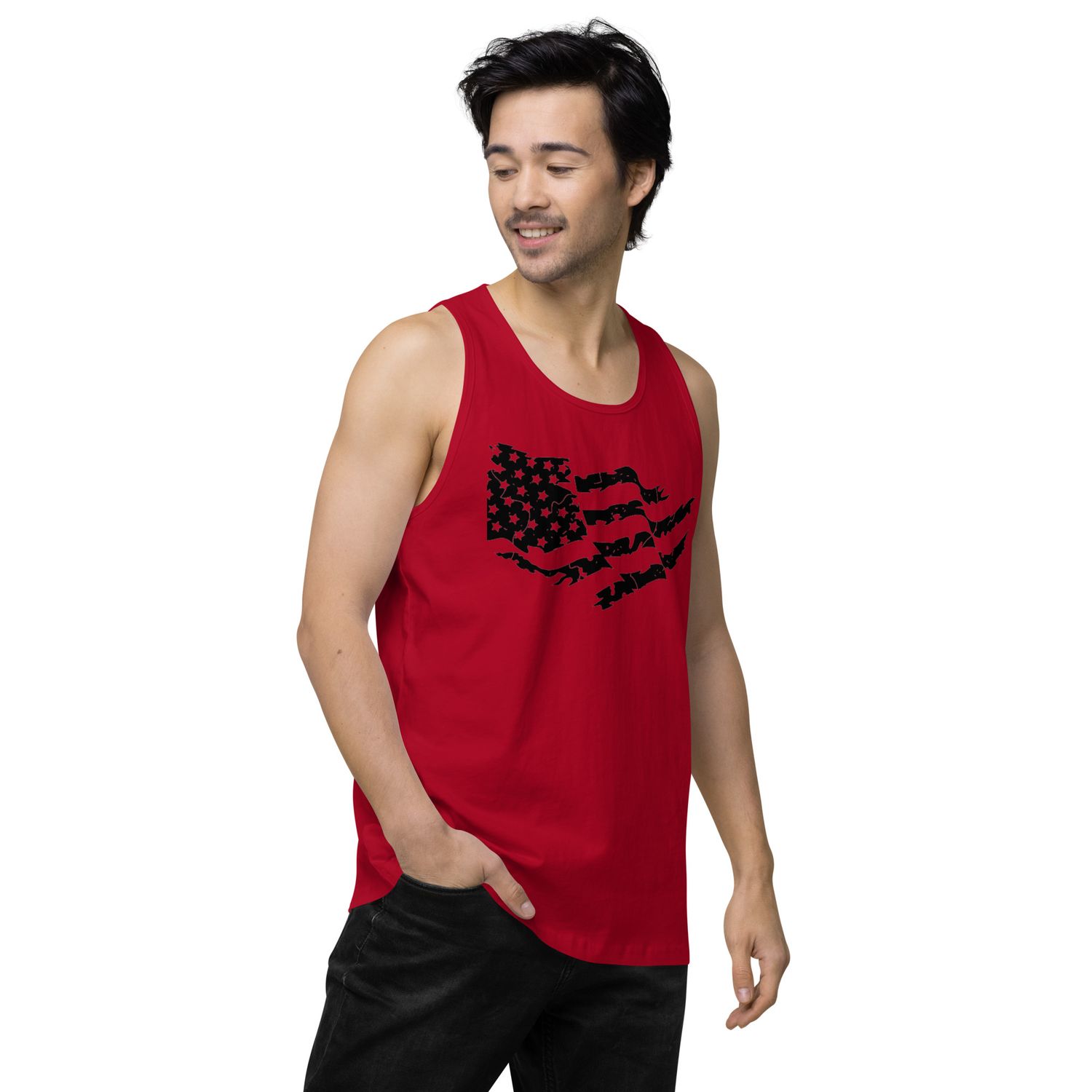 Battle Torn Flag Tank