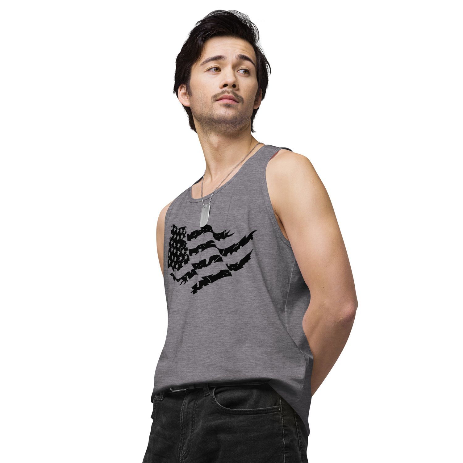 Battle Torn Flag Tank