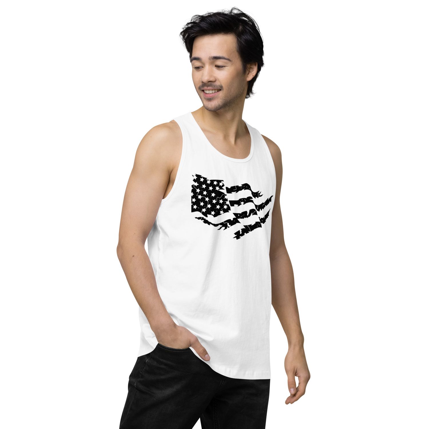Battle Torn Flag Tank