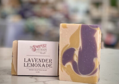 Lavender Lemonade Handcrafted Soap 4oz