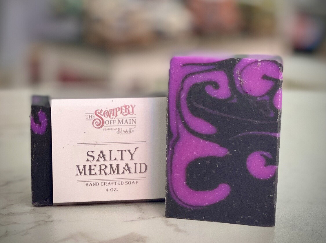 Salty Mermaid Soap 4oz Handcrafted Soap 