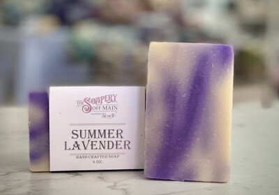 Summer Lavender 4oz Handcrafted Soap 