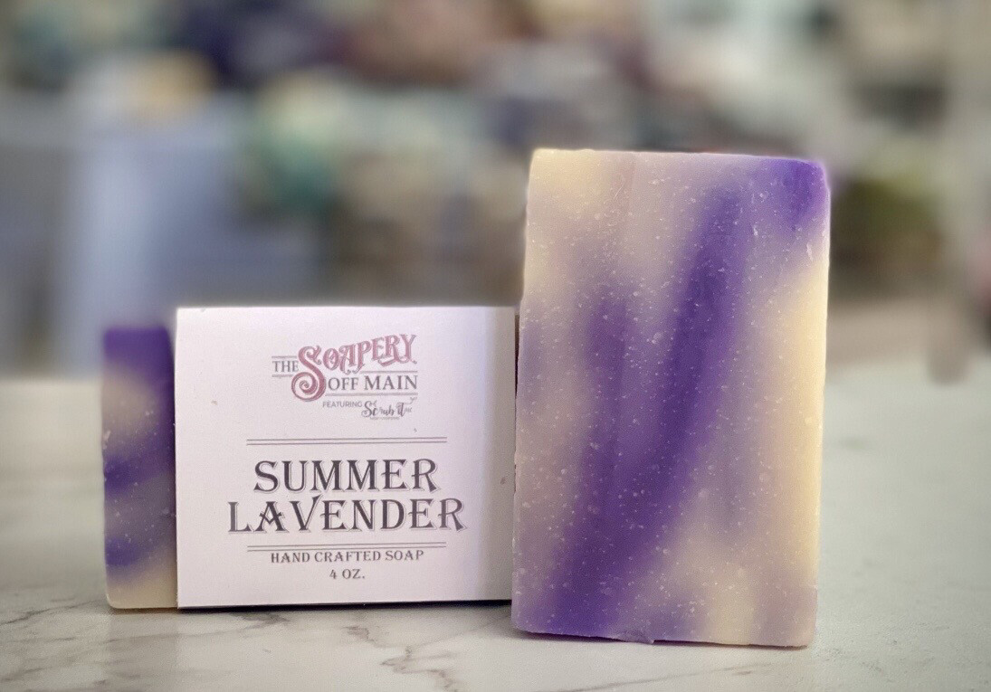 Summer Lavender 4oz Handcrafted Soap