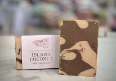 Island Coconut Handcrafted Soap 4oz