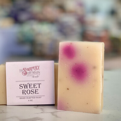 Sweet Rose 4oz Handcrafted Soap 