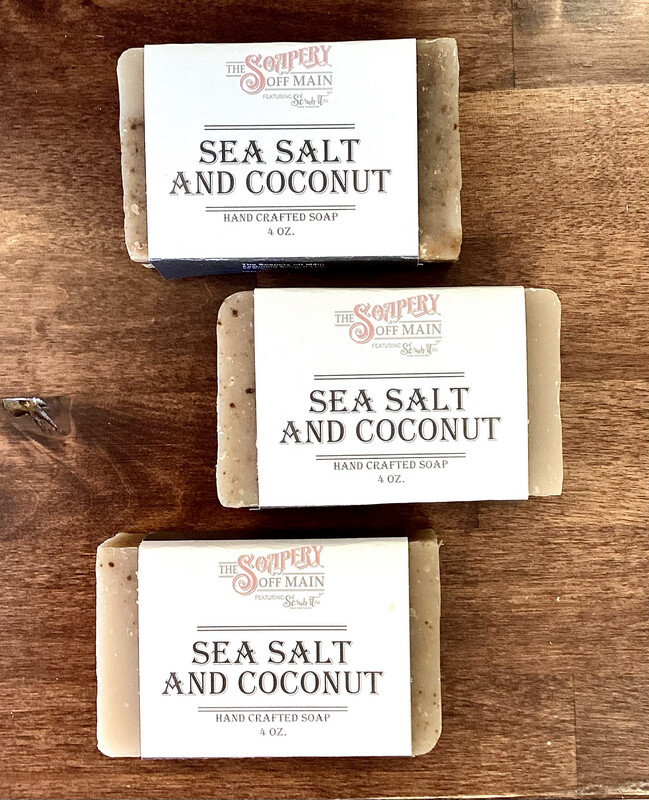 Sea Salt & Coconut 4oz Soap Sea Salt & Coconut 4oz Soap