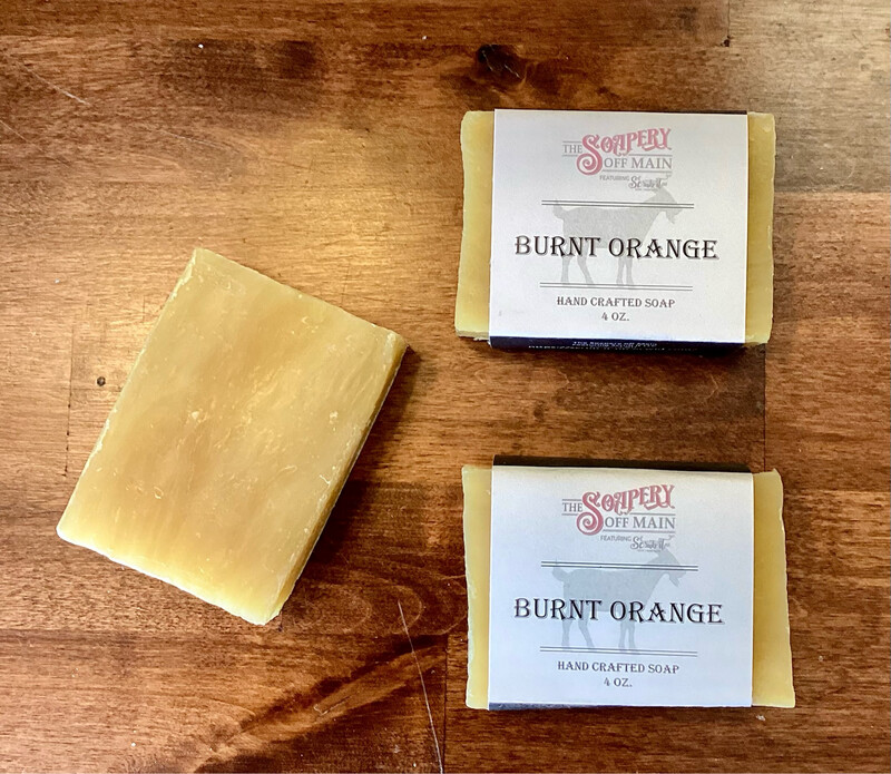 Burnt Orange 4oz Goats Milk Soap Burnt Orange 4oz Goats Milk Soap