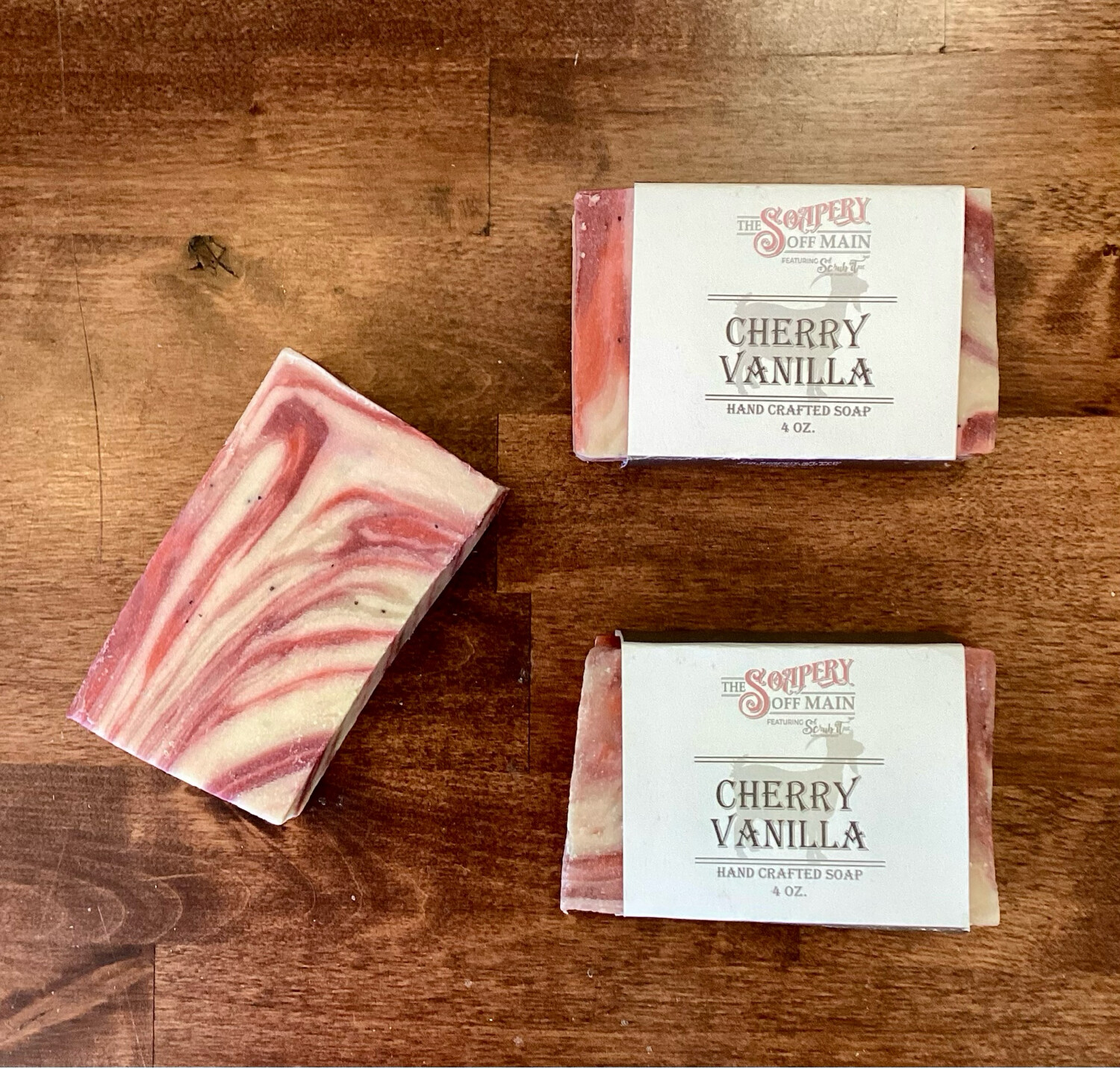 Cherry Vanilla 4oz Goats Milk Soap