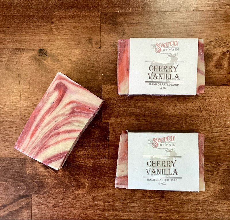 Cherry Vanilla 4oz Goats Milk Soap
