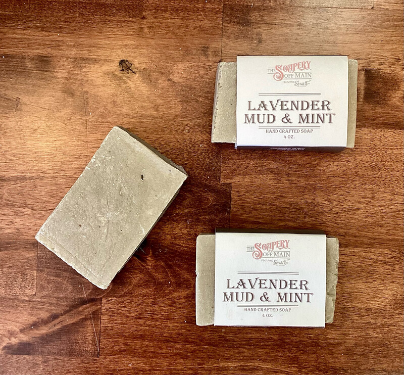 Lavender Mud &amp; Mint 4oz Soap