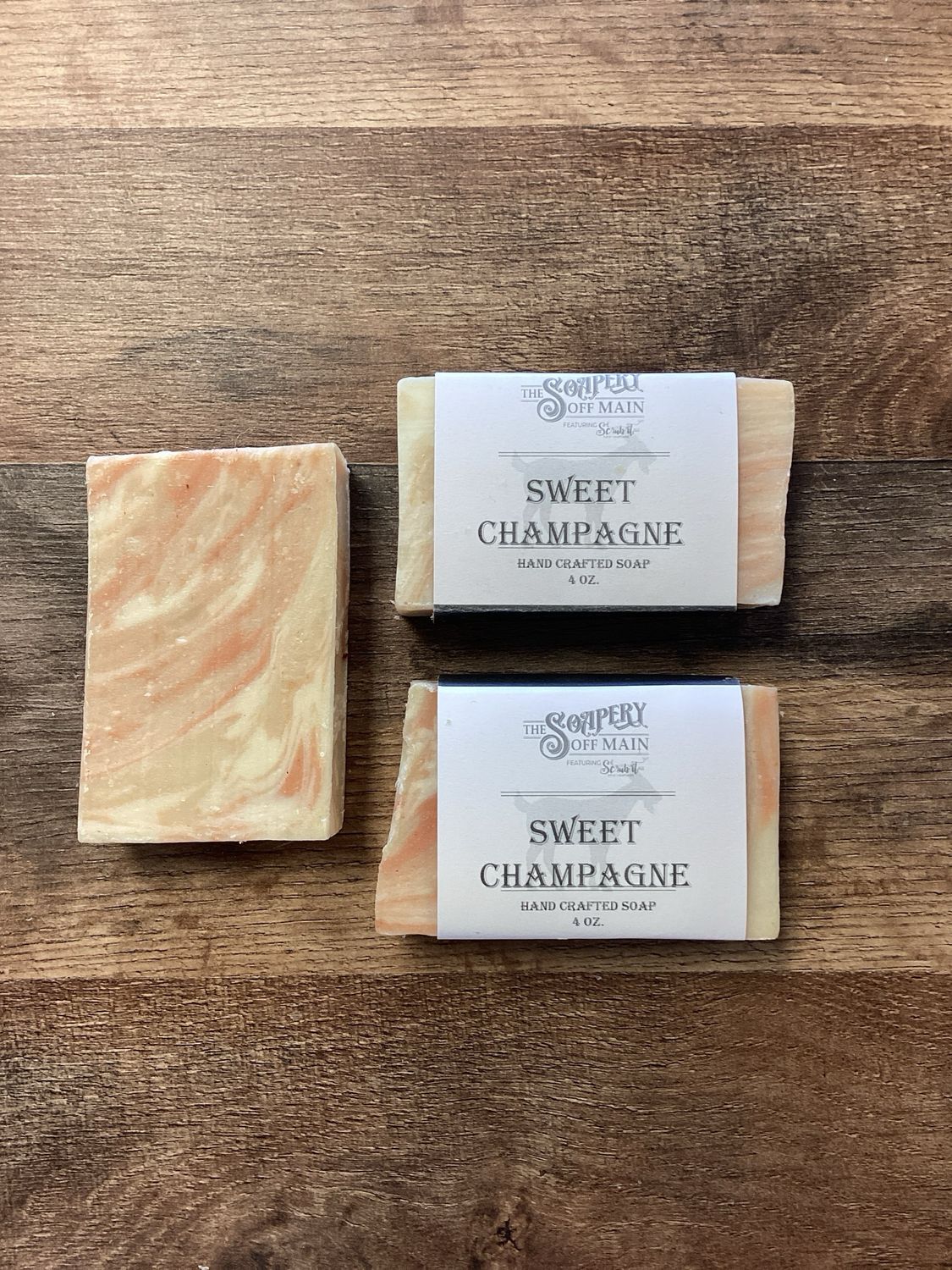 Sweet Champagne 4oz Goats Milk Soap