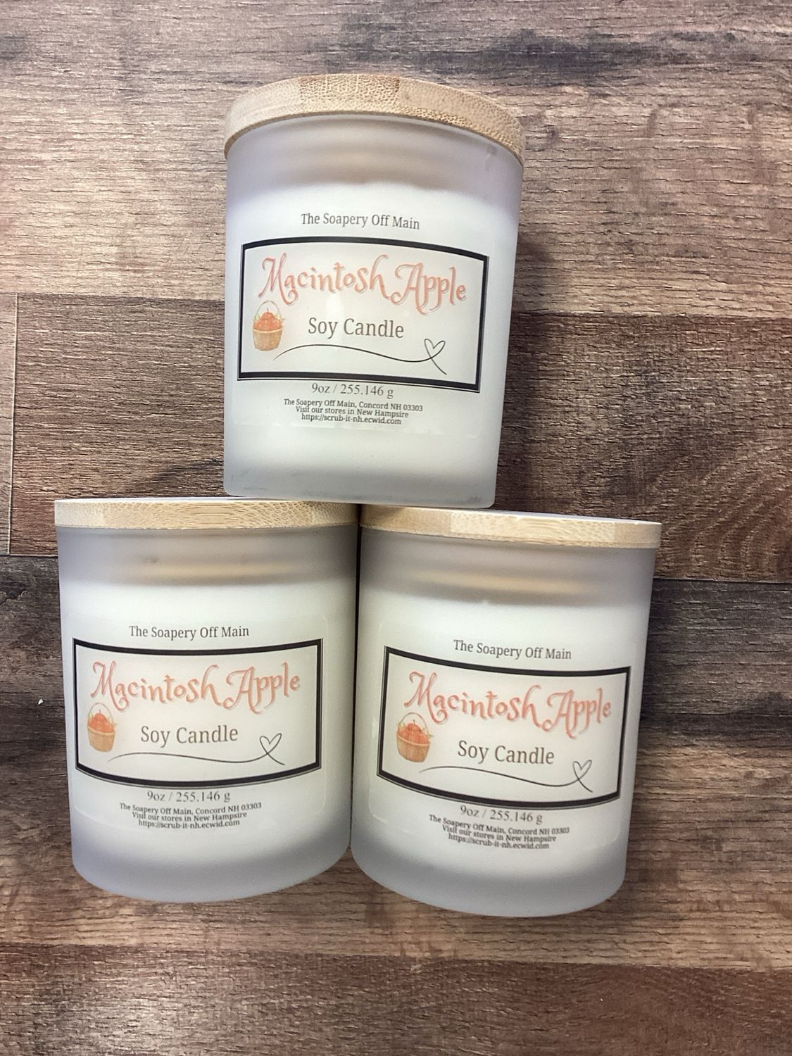 Macintosh Apple, Soy Candle Macintosh Apple, Soy Candle