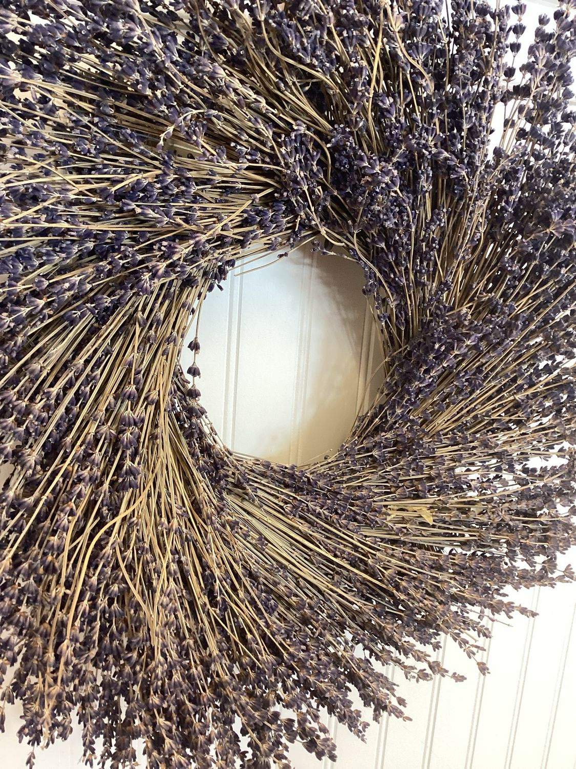 Hand Made Dried Lavender Wreath