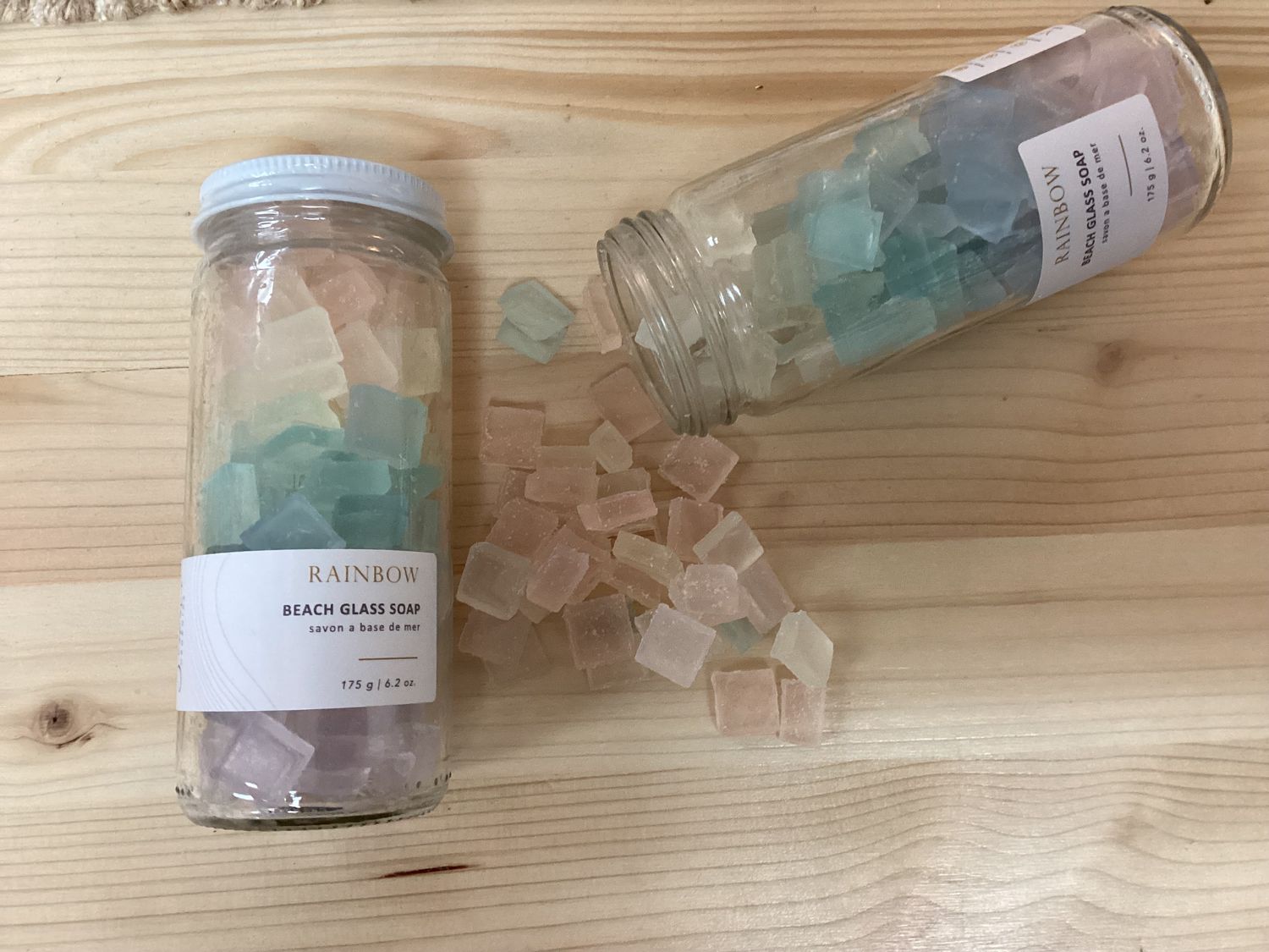 Rainbow beach glass soap 6.2 ounces