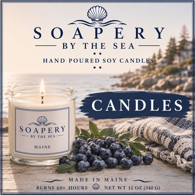 Soapery By The Sea Candles (Choose from the drop down menu)