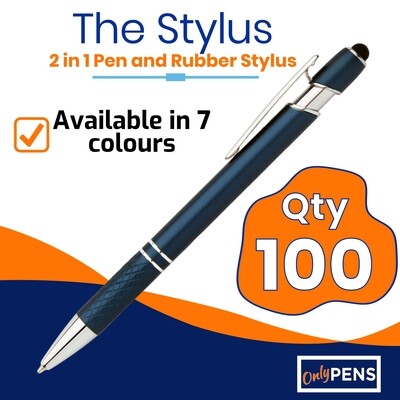 100 x STYLUS 2 in 1 PEN