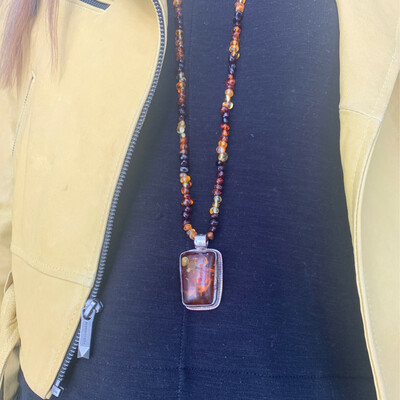 Amber Necklace-Pendant
