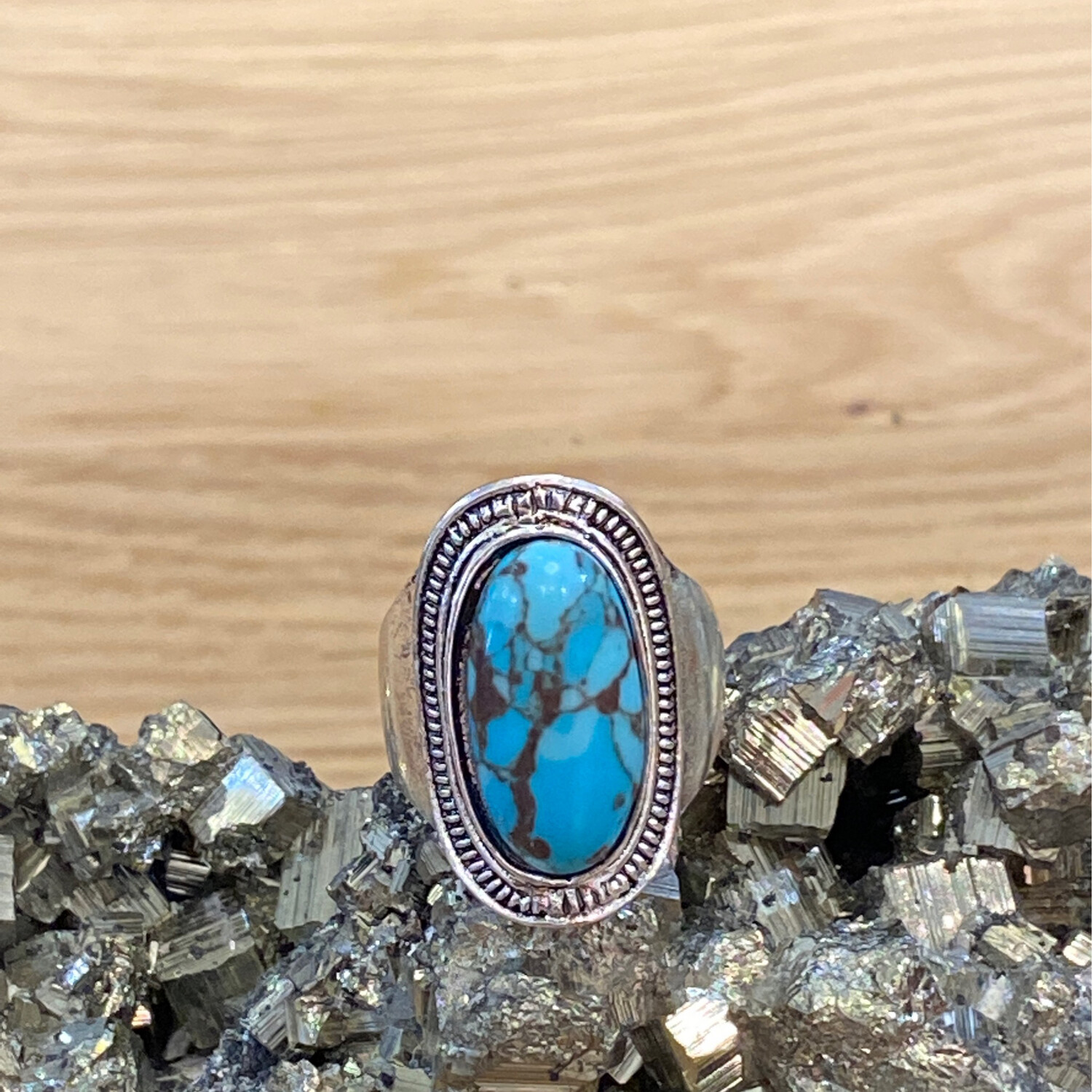 Turquoise Sterling Silver 925 Ring 7