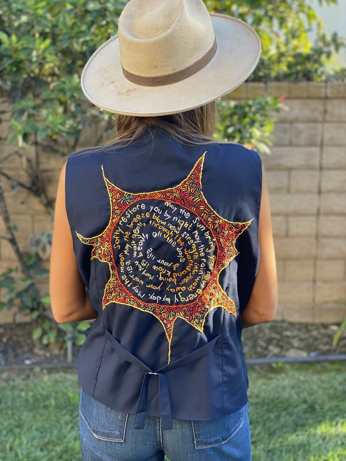 ESIAAM Apache Blessing Embroidered Vest