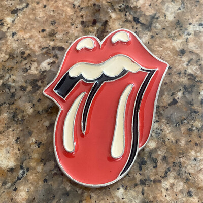 Vintage Rolling Stones Tongue Belt Buckle 