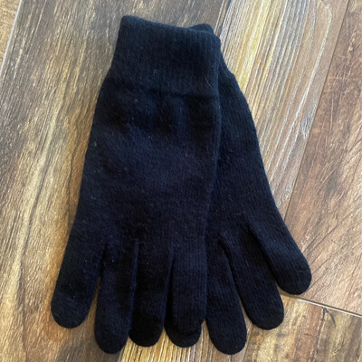 Portolano Cashmere Gloves, Black