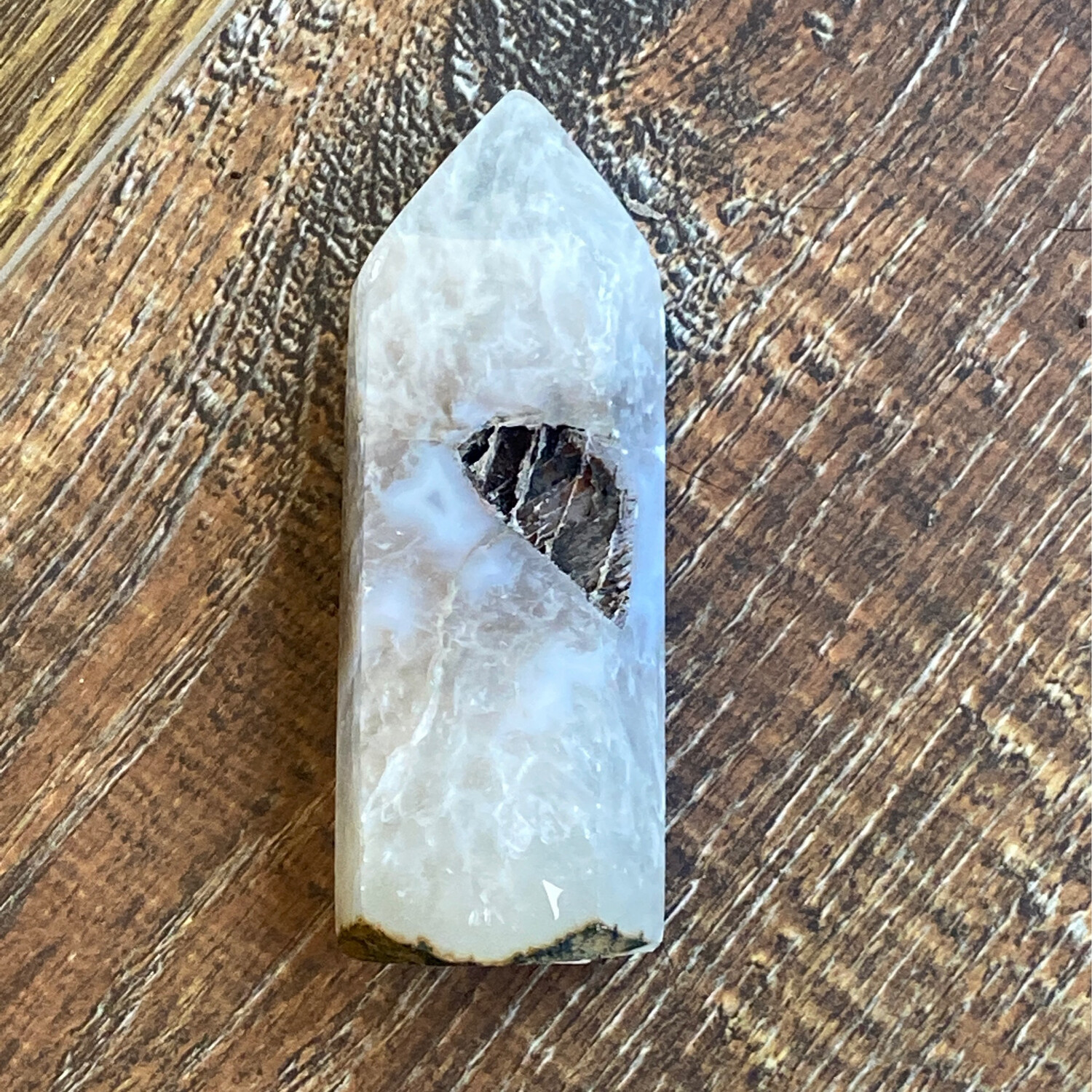 Tower Crystal with Geodes