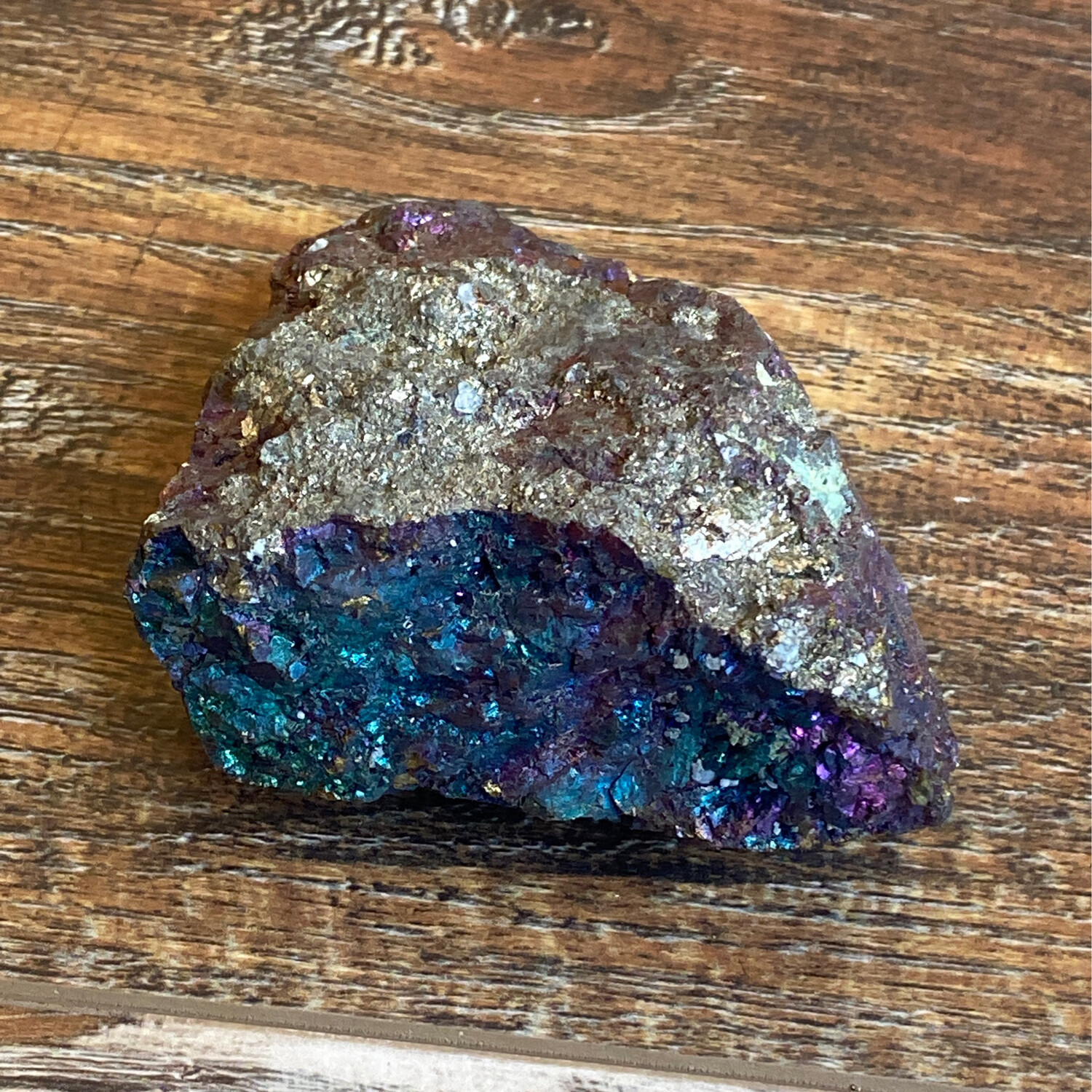 Titanium Rock Crystal, Rainbow