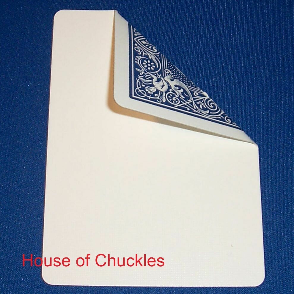 Blank Face Blue, Bicycle Playing Card Deck