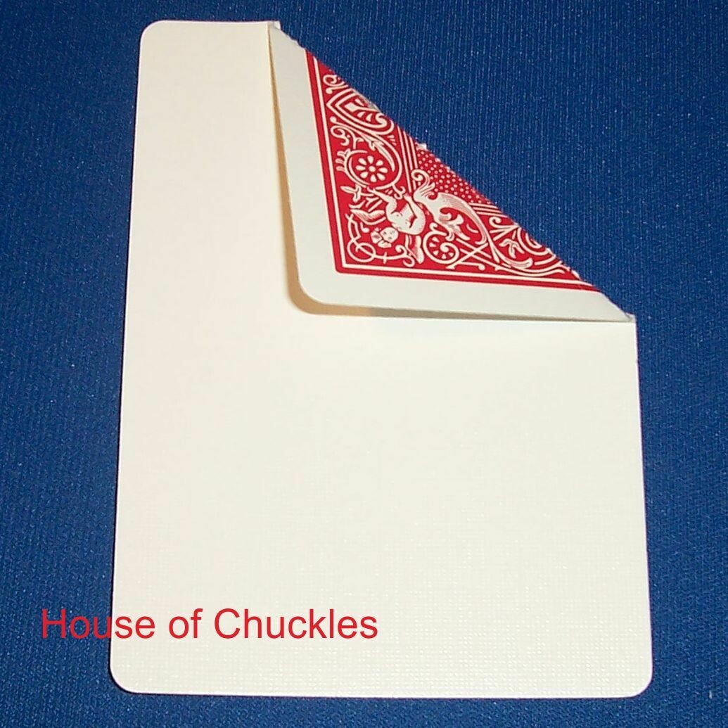 Blank Face Red, Bicycle Playing Card Deck