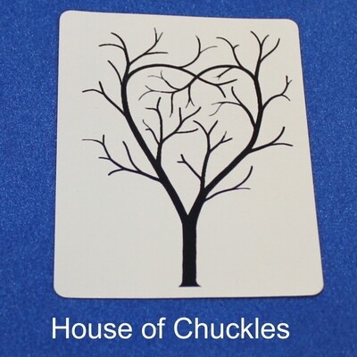 Tree - Bicycle, Custom Printed Gaff Playing Card