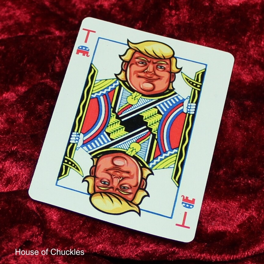 Trump Card - Bicycle, Custom Printed Gaff Playing Card