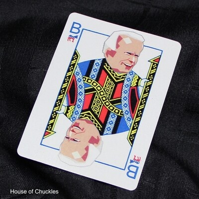 Biden Card - Bicycle, Custom Printed Gaff Playing Card